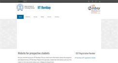 Desktop Screenshot of jee.iitb.ac.in
