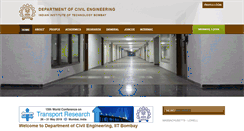 Desktop Screenshot of civil.iitb.ac.in