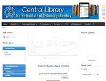 Tablet Screenshot of library.iitb.ac.in