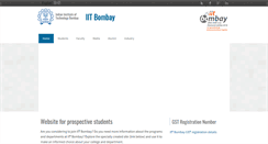 Desktop Screenshot of iitb.ac.in
