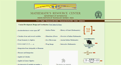 Desktop Screenshot of mathresource.iitb.ac.in