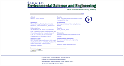 Desktop Screenshot of cese.iitb.ac.in